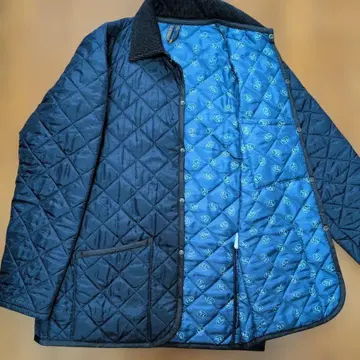 LAVENHAM 네이비 퀼팅 자켓 36