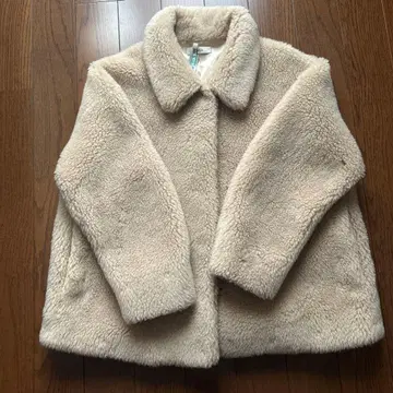 OHGA 무스탕 코트 베이지 S 사이즈 2025AW 클리닝 완료