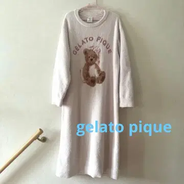 젤라또피케 GOOD NIGHT BEAR 자카드 원피스 베어