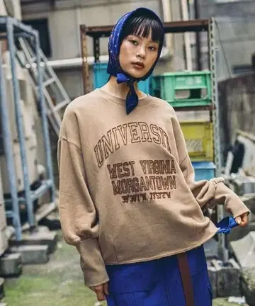 택 포함 MODE NORM CORE 마톤 슬리브 풀오버 카멜