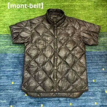 mont-bell 몽벨 반팔 다운 나일론 자켓 블랙 S