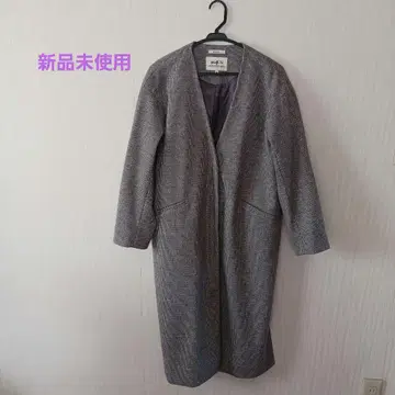 niko and - 여성용 노카라 롱 코트 M 사이즈