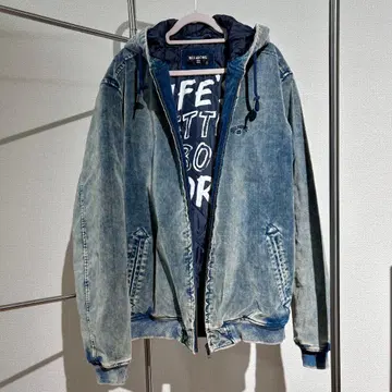 BILLABONG 데님 블루 후드티