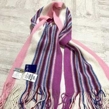 WILLIAM BRUNTON 스트라이프 머플러 스코틀랜드제