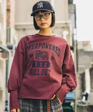 택 포함 MODE NORM CORE 마톤 슬리브 풀오버 보르도