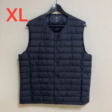 유니클로 울트라 라이트 다운 베스트 XL 네이비 수납 봉투 포함