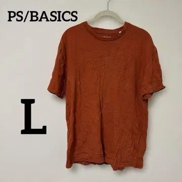 새상품급 PS/BASICS [ L ] 오렌지 티셔츠