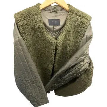 BEAMS HEART 보아 베스트 포함 퀼팅 블루종