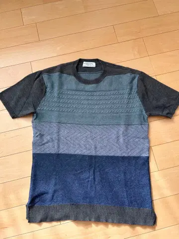 UNITED ARROWS 그레이/블루 니트