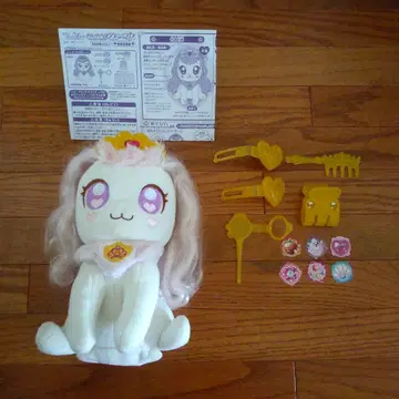 프린세스 프리큐어 멋쟁이 헤어 스타일링 퍼프 말하는 봉제 인형