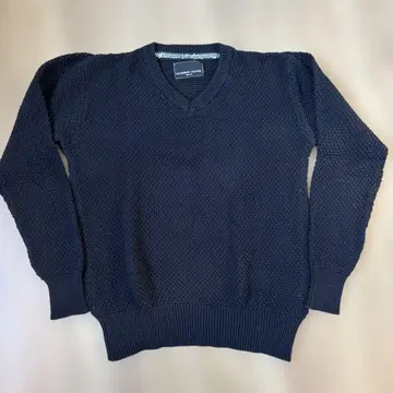 NUMBER (N)INE 블랙 V넥 니트