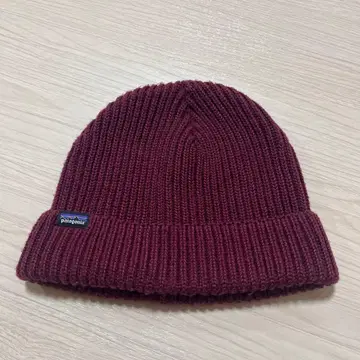 patagonia 니트 모자 버건디