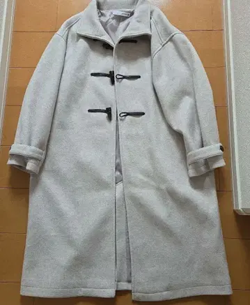 새상품 부즈루드 라이트 베이지 더플 롱 코트