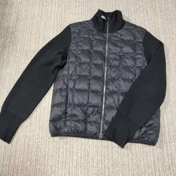 [남성용] TAION 블랙 다운 니트 자켓