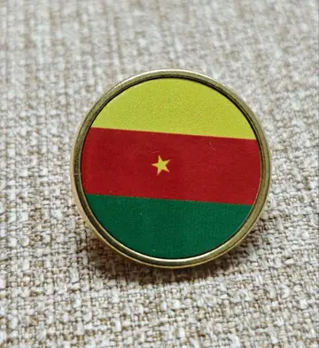 오사카 간사이 만박 카메룬 국기 핀 배지
