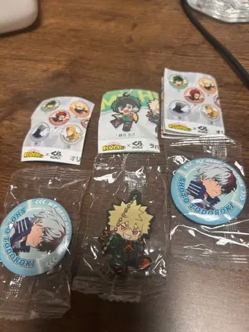 쿠라스시 히로아카 바쿠고 카츠키 러버 마스코트 토도로키 쇼토 캔뱃지