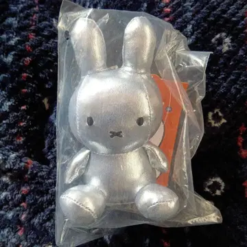 미피 봉제 인형 키링 실버