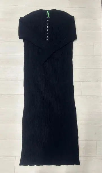 Spick&Span 헨리넥 리브 니트 원피스