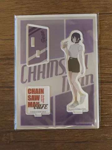 [ 미개봉 ] 체인소 맨 카페 레제 아크릴 스탠드