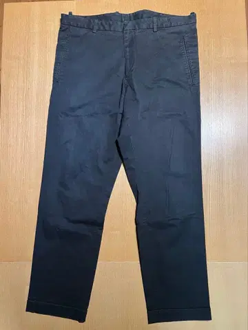 JIL SANDER 코튼 치노 블랙 사이즈 50 슬랙스