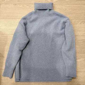 [ 새상품급 ] 플라스테 PLST 터틀넥 니트 스카이블루 S 사이즈