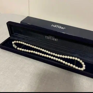 화이트 펄 목걸이