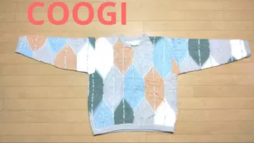COOGI 멀티 컬러 니트 스웨터 M