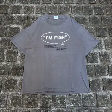 한정판 피쉬맨즈 I'M FISH 티셔츠 L