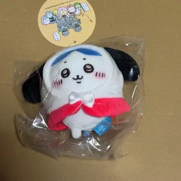 치이카와 x 산리오 캐릭터즈 쁘띠 미니 후드 마스코트 하치와레 포차코