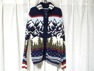 중고 아메리칸 이글 코위찬 니트 스웨터 집업 XS 사이즈