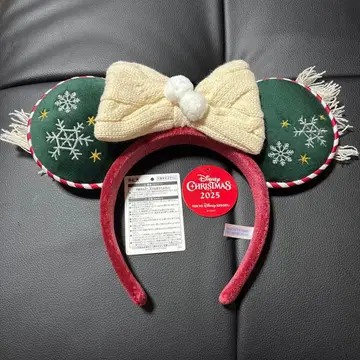 디즈니 크리스마스 귀 머리띠 2025