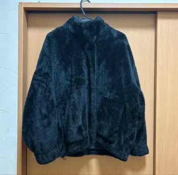 HARE 인조 모피 자켓 블랙 S