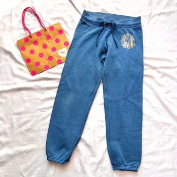 빅토리아 시크릿 핑크 칼리지풍 스웨트 팬츠 XS