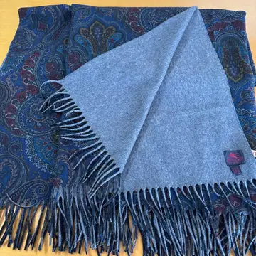 ETRO 에트로 숄 머플러 스톨 무릎 담요 리버서블 대형