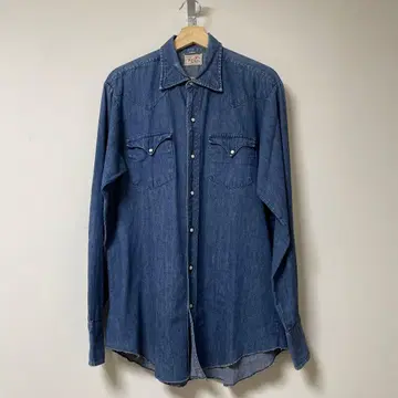 60s 70s 데님 vintage 웨스턴 셔츠 Ten-Tex