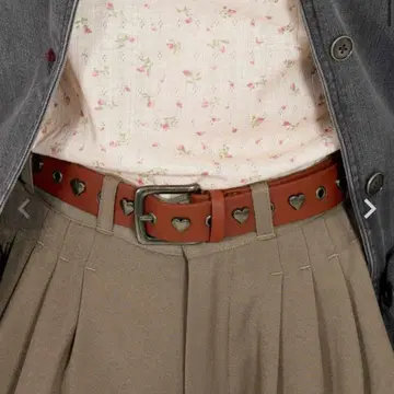 tina jojun 하트 스터드 벨트