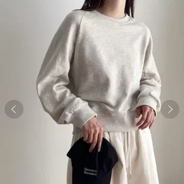 CANAL JEAN El mar 컴팩트 속기모 크루넥 트레이닝복