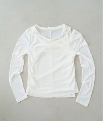 kastane 아지메 레이어드 시어 롱T