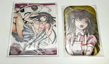 단간론파2 츠미키 미캉 10주년 대동창회 스퀘어 캔뱃지 에비텐