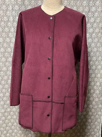 노카라 버건디 자켓