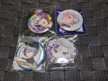 니지산지 ROF-MAO 후와 미나토 캔뱃지 4점