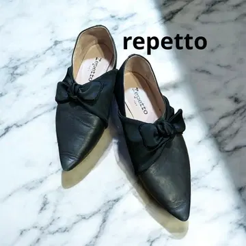 레어! repetto 블랙 플랫슈즈 36