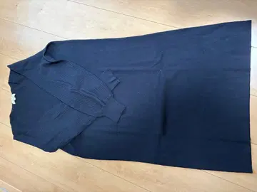 PLST 네이비 니트 원피스 M