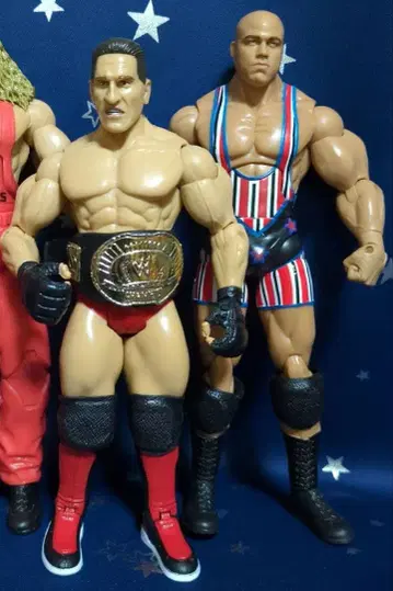 WWE 커트 앵글 켄 샤록 2체 세트!