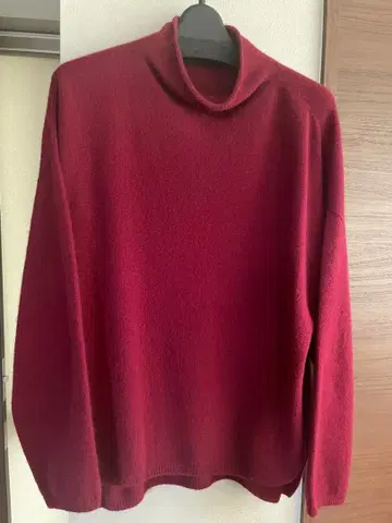 Leilian 캐시미어 하이넥 니트