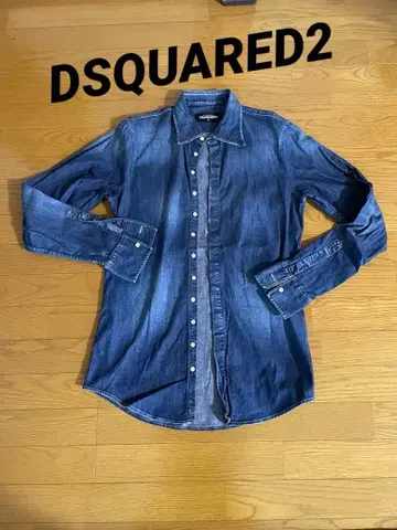 DSQUARED2 데님 긴팔 셔츠