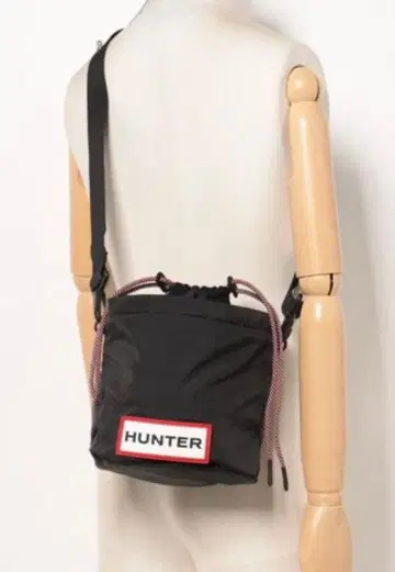 HUNTER 트래블 립스탑 버킷 블랙
