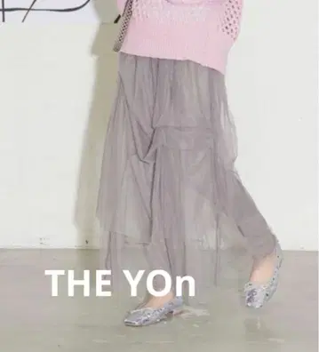 택 포함 새상품 이너 세트 비대칭 턱 샤샤 스커트 그레이 자영