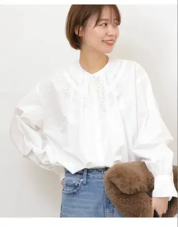 JOURNAL STANDARD relume 코튼 개더 블라우스