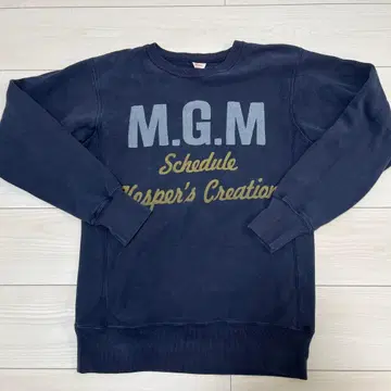 M.G.M. 맨투맨 트레이닝복 M 사이즈 네이비